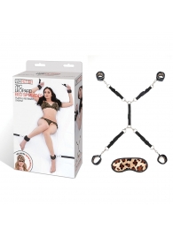 Леопардовая фиксация на матрас для рук и ног Classic Bedspreader - Lux Fetish - купить с доставкой в Шахтах