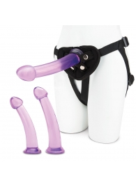 Тренировочный набор с тремя насадками Pegging Training Set - Lux Fetish - купить с доставкой в Шахтах