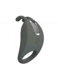 Серое эрекционное кольцо с вибрацией Master Ring - Baile - в Шахтах купить с доставкой