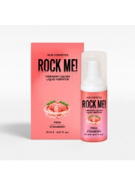 Жидкий вибратор Nuei Rock Me! с ароматом клубники - 20 мл. - Nuei cosmetics - купить с доставкой в Шахтах