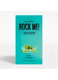 Жидкий вибратор Nuei Rock Me! с ароматом мяты - 20 мл. - Nuei cosmetics - купить с доставкой в Шахтах