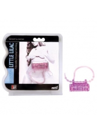 Эрекционное кольцо с вибратором LITTLE LILAC - Dream Toys - в Шахтах купить с доставкой