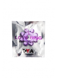 Мягкая фиолетовая гелевая насадка - Toyfa Basic - в Шахтах купить с доставкой