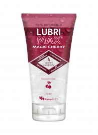 Интимный гель-смазка на водной основе Lubrimax Magic Cherry - 75 мл. - ИнтелБИО - купить с доставкой в Шахтах