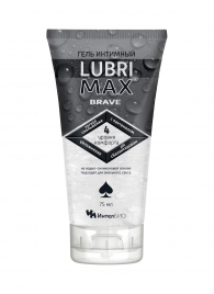 Водно-силиконовый интимный гель-смазка Lubrimax Brave - 75 мл. - ИнтелБИО - купить с доставкой в Шахтах