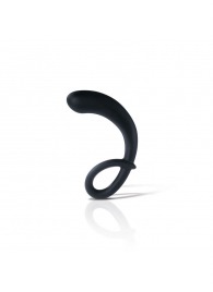 Черный массажер простаты Curving Curt - 13 см. - MyStim - купить с доставкой в Шахтах