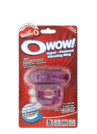 Фиолетовое эрекционное виброкольцо OWOW PURPLE - Screaming O - в Шахтах купить с доставкой