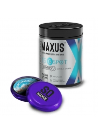 Гладкие презервативы Maxus G spot с двойной спиралью - 15 шт. - Maxus - купить с доставкой в Шахтах