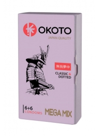 Презервативы OKOTO Mega Mix - 12 шт. - Sitabella - купить с доставкой в Шахтах