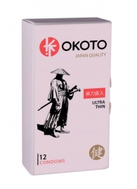 Тонкие презервативы OKOTO Ultra Thin - 12 шт. - Sitabella - купить с доставкой в Шахтах