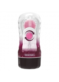Прозрачный текстурированный мастурбатор Vacuum Cup Masturbator Black Hole - Baile - в Шахтах купить с доставкой