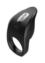 Черное эрекционное виброкольцо Vibro Lust Ring - MALESATION - в Шахтах купить с доставкой