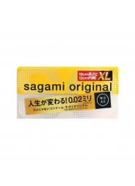 Презервативы увеличенного размера Sagami Original 0.02 XL-size - 12 шт. - Sagami - купить с доставкой в Шахтах