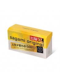 Презервативы увеличенного размера Sagami Original 0.02 XL-size - 12 шт. - Sagami - купить с доставкой в Шахтах