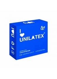 Классические презервативы Unilatex Natural Plain - 3 шт. - Unilatex - купить с доставкой в Шахтах