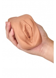 Маструбатор-вагина с вибрацией Soft   Wet Renata Realistic Tan Masturbator - Blush Novelties - в Шахтах купить с доставкой
