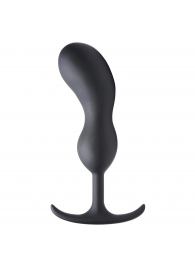 Черный массажер простаты с утяжелителями Premium Silicone Weighted Prostate Plug XL - 20,8 см. - XR Brands - в Шахтах купить с доставкой