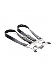 Ремни с зажимами для половых губ Spread Labia Spreader Straps with Clamps - XR Brands - купить с доставкой в Шахтах