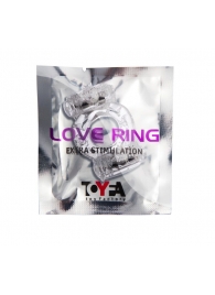 Прозрачное виброкольцо с двумя вибропульками - Toyfa Basic - в Шахтах купить с доставкой