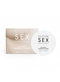 Массажная свеча для всего тела Slow Sex - 50 гр. - Bijoux Indiscrets - купить с доставкой в Шахтах