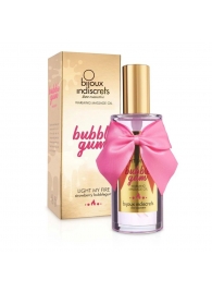 Разогревающее массажное масло Light My Fire Bubble Gum с ароматом бабл-гам - 100 мл. - Bijoux Indiscrets - купить с доставкой в Шахтах