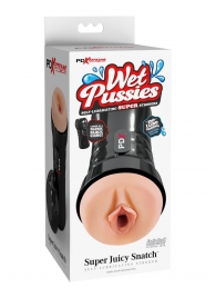 Мастурбатор-вагина в колбе Super Juicy Snatch - Pipedream - в Шахтах купить с доставкой