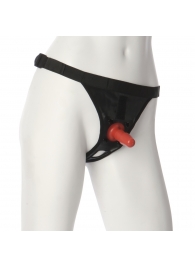 Трусики со штырьком для фиксации насадок Ultra Harness with Plug - Doc Johnson - купить с доставкой в Шахтах