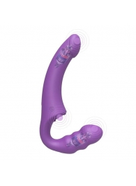 Фиолетовый безремневой страпон Straples Strap-On Dildo - Erokay - купить с доставкой в Шахтах