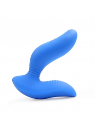 Синий вибромассажер простаты 3,5’’ Curve P-spot Massager - 12 см. - Erokay - в Шахтах купить с доставкой