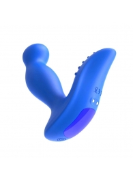 Синий вибромассажер простаты 3,5’’ Remote Control P-spot Massager - 12,5 см. - Erokay - в Шахтах купить с доставкой