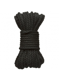 Черная верёвка для связывания и фиксации Bind Tie - 9,14 м. - Doc Johnson - купить с доставкой в Шахтах