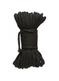 Черная верёвка для связывания и фиксации Bind Tie - 15,24 м. - Doc Johnson - купить с доставкой в Шахтах