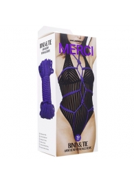 Фиолетовая верёвка для связывания и фиксации Bind Tie - 15,24 м. - Doc Johnson - купить с доставкой в Шахтах
