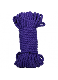 Фиолетовая верёвка для связывания и фиксации Bind Tie - 15,24 м. - Doc Johnson - купить с доставкой в Шахтах