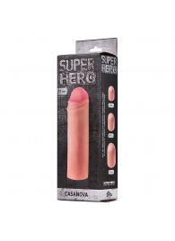 Фаллоудлинитель SUPER HERO Casanova - 18 см. - Lola Games - в Шахтах купить с доставкой