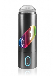 Перезаряжаемый мастурбатор-ротик Extreme Toyz Rechargeable Roto-Bator Mouth - Pipedream - в Шахтах купить с доставкой