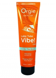 Гель с эффектом вибрации Lube Tube Vibe Low Sex On The Beach - 100 мл. - ORGIE - купить с доставкой в Шахтах