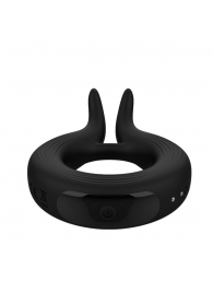 Черное эрекционное кольцо Marry Me Rechargeable Vibrating Cockring - Adrien Lastic - в Шахтах купить с доставкой
