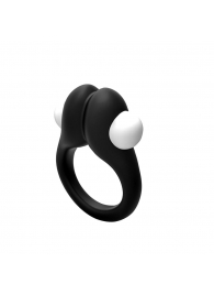 Черное эрекционное кольцо Zippy Vibrating Ring With Bullet - Adrien Lastic - в Шахтах купить с доставкой