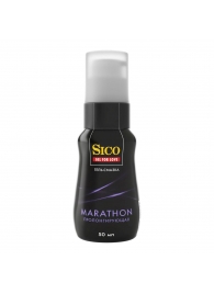 Пролонгирующая гель-смазка Sico Marathon - 50 мл. - Sico - купить с доставкой в Шахтах