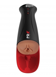 Мастурбатор-вагина в колбе с вибрацией Fuck-O-Matic Pro XL - Pipedream - в Шахтах купить с доставкой