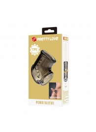 Дымчатая насадка на пенис и мошонку - Baile - в Шахтах купить с доставкой