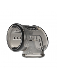 Дымчатая насадка на пенис и мошонку - Baile - в Шахтах купить с доставкой