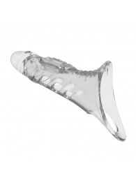 Прозрачная насадка на пенис - 22 см. - Baile - в Шахтах купить с доставкой