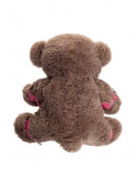 Бондажный набор: бурый мишка с розовыми оковами и наручниками - Pecado - купить с доставкой в Шахтах