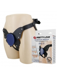 Синие трусики харнесс с платформой Caludio II - Baile - купить с доставкой в Шахтах