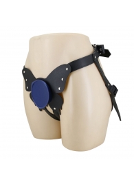 Синие трусики харнесс с платформой Caludio II - Baile - купить с доставкой в Шахтах