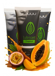 Набор из 3 съедобных лубрикантов JUJU со вкусом тропических фруктов - JuJu - купить с доставкой в Шахтах