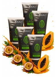 Набор из 5 съедобных лубрикантов JUJU со вкусом тропических фруктов - JuJu - купить с доставкой в Шахтах