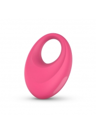 Розовое интерактивное эрекционное виброкольцо Leo - Easy toys - в Шахтах купить с доставкой